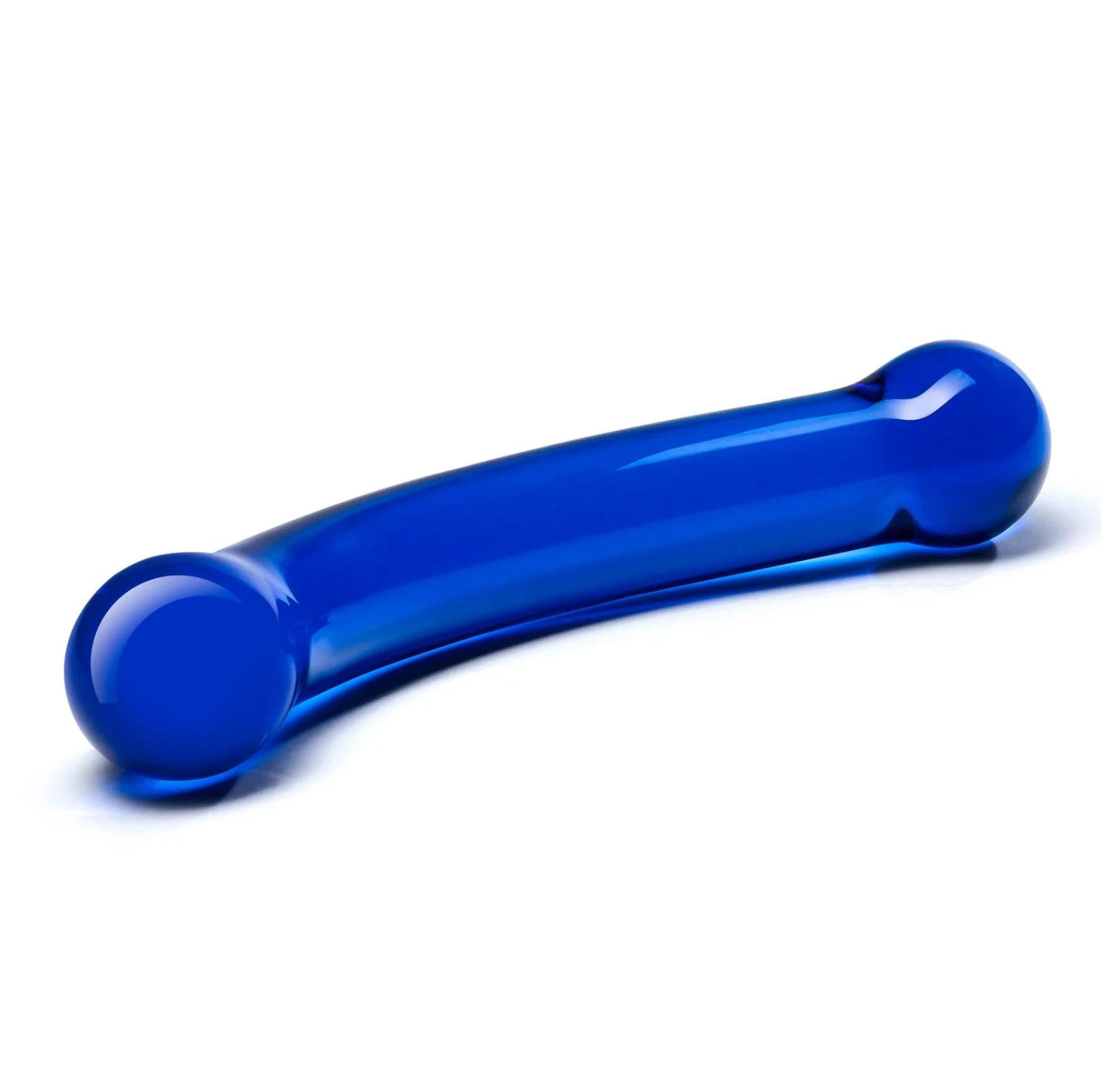 Gläs 6" Curved G-Spot Glass Dildo