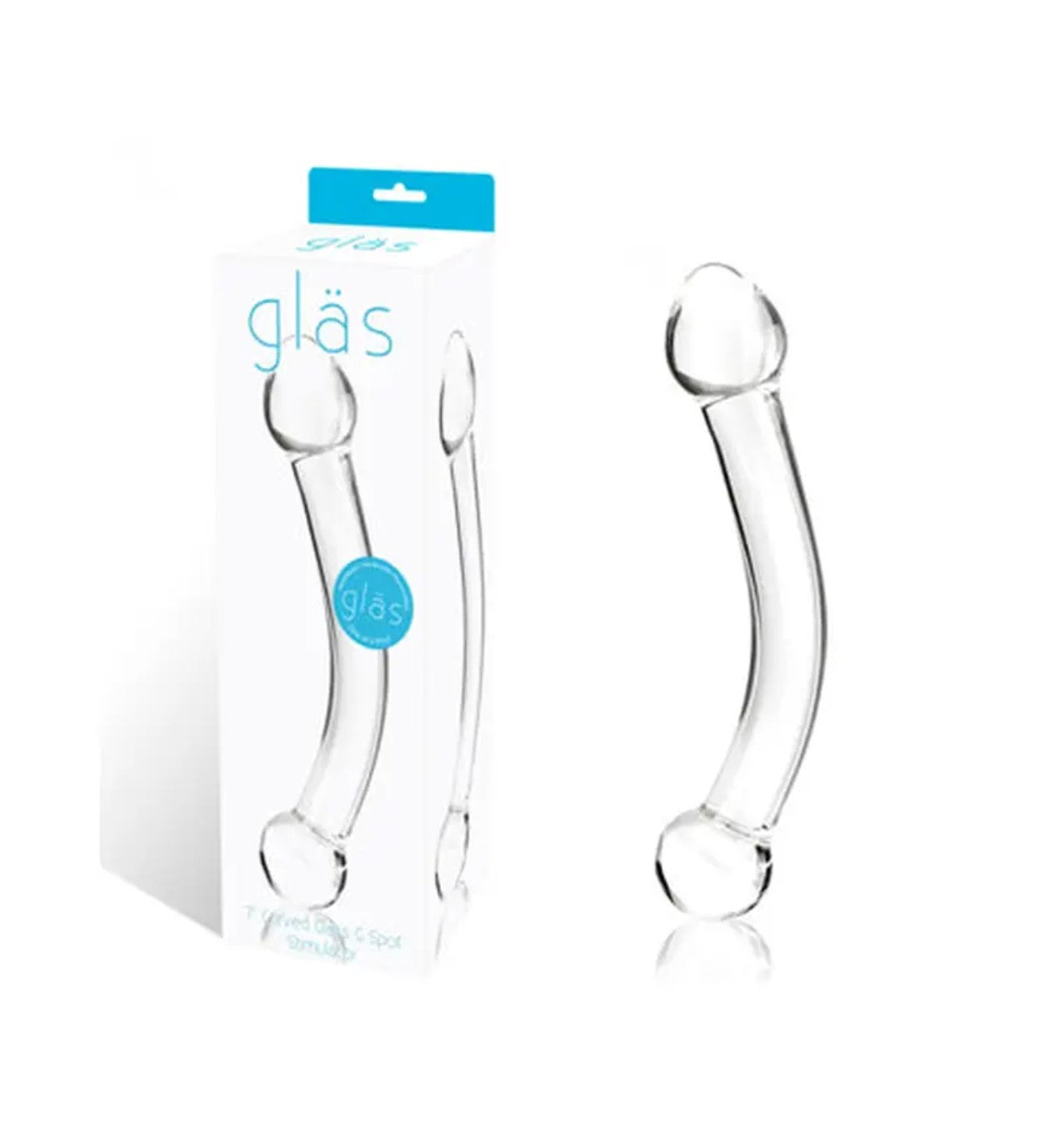 Gläs 7" Curved Glass G-Spot Stimulator