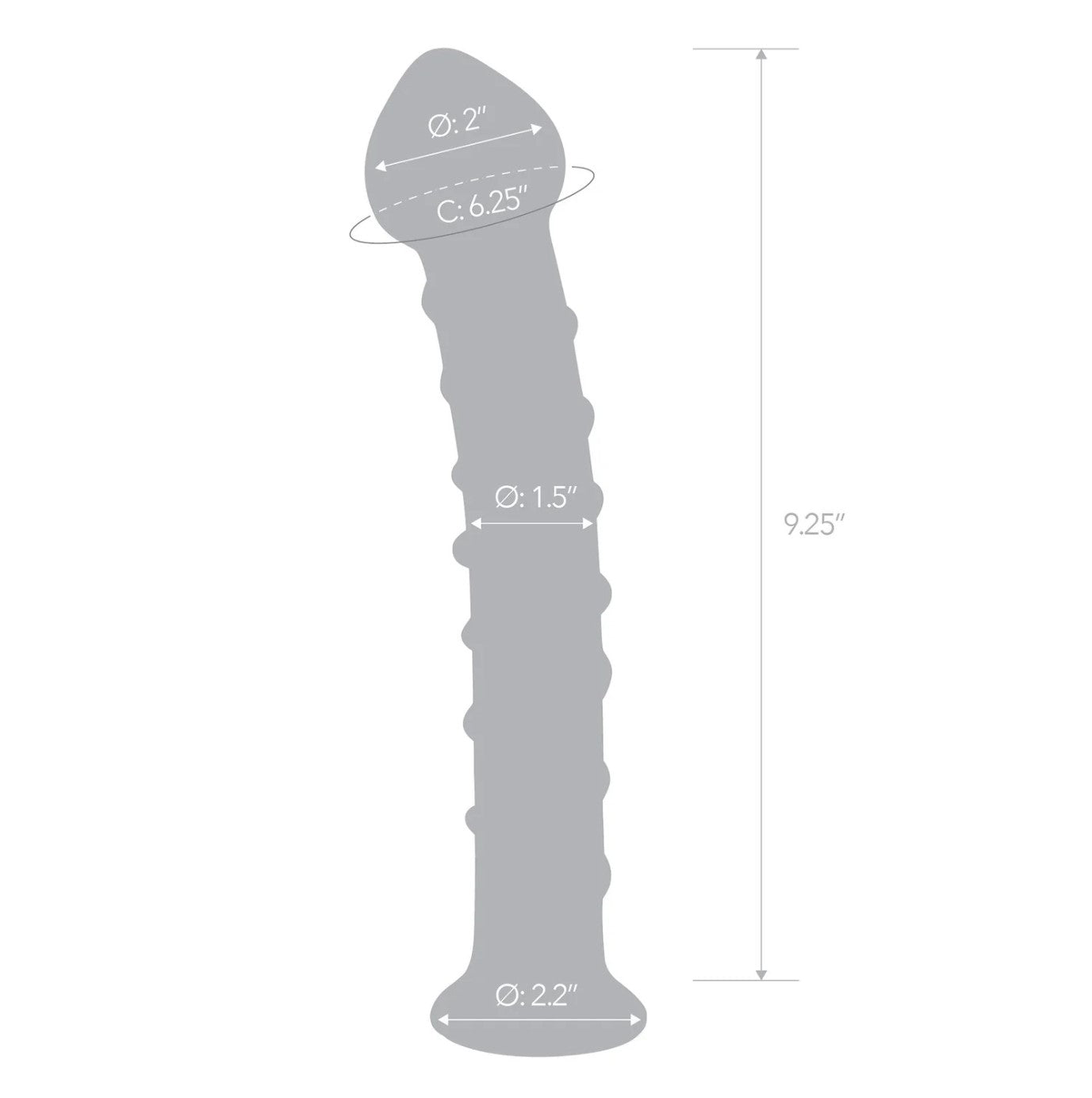 Gläs 10" Mr. Swirly Glass Dildo
