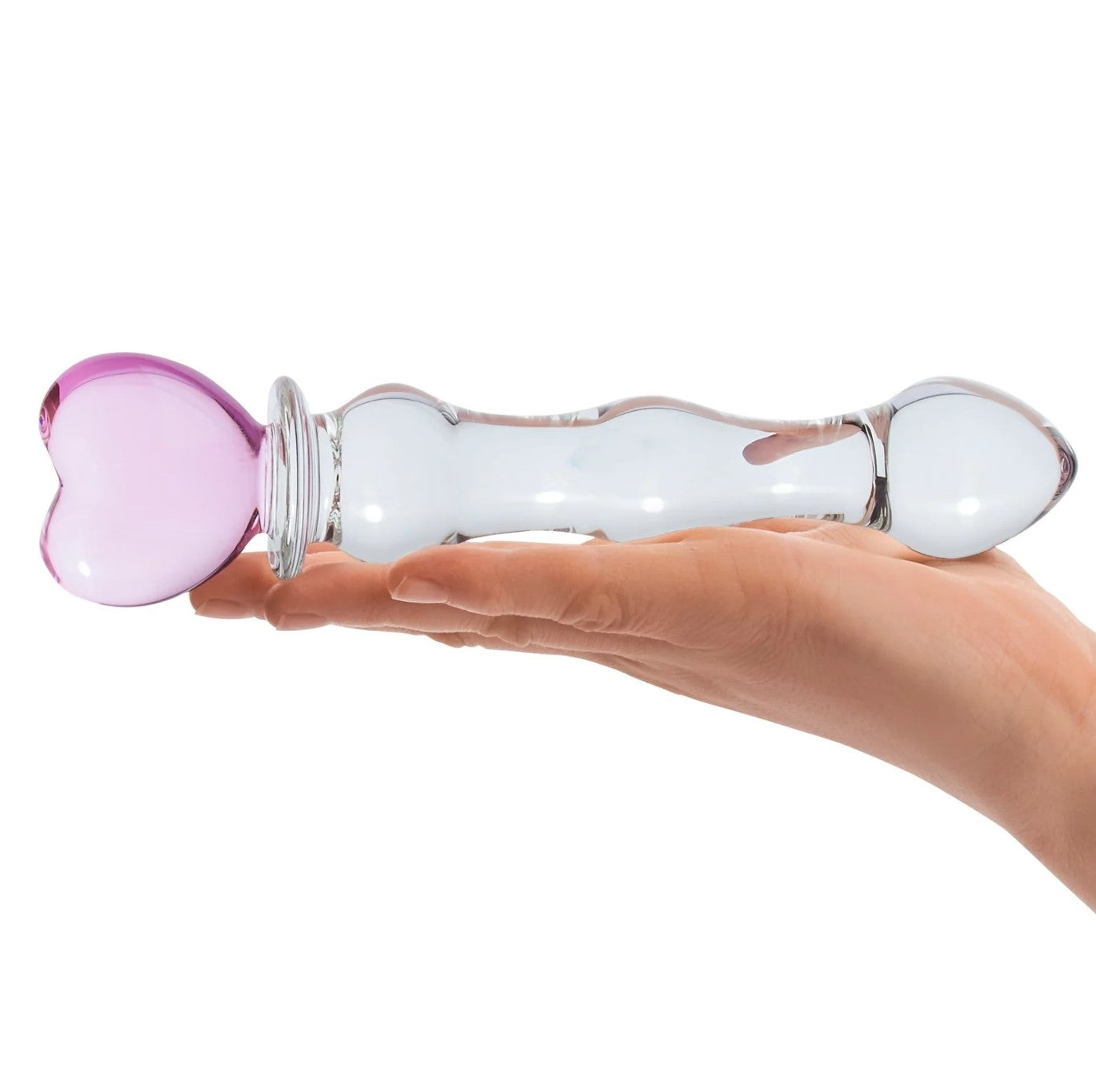 Gläs 8" Sweetheart Glass Dildo