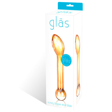Gläs 7" Honey Dripper Anal Slider