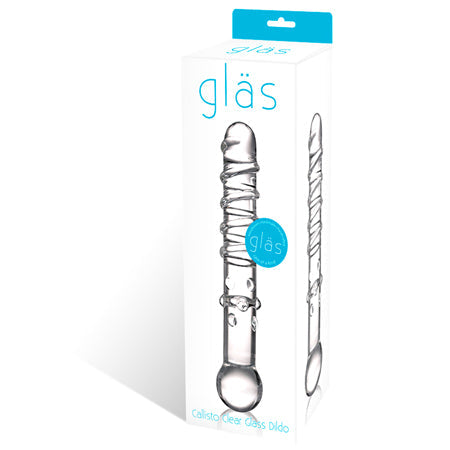 Gläs 7" Callisto Clear Glass Dildo