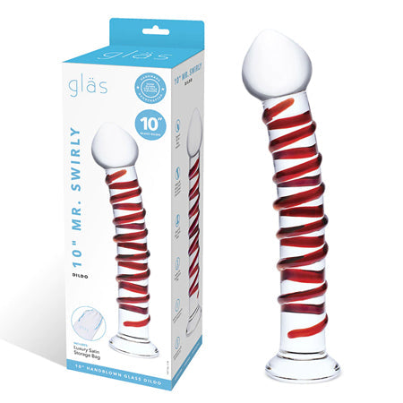Gläs 10" Mr. Swirly Glass Dildo