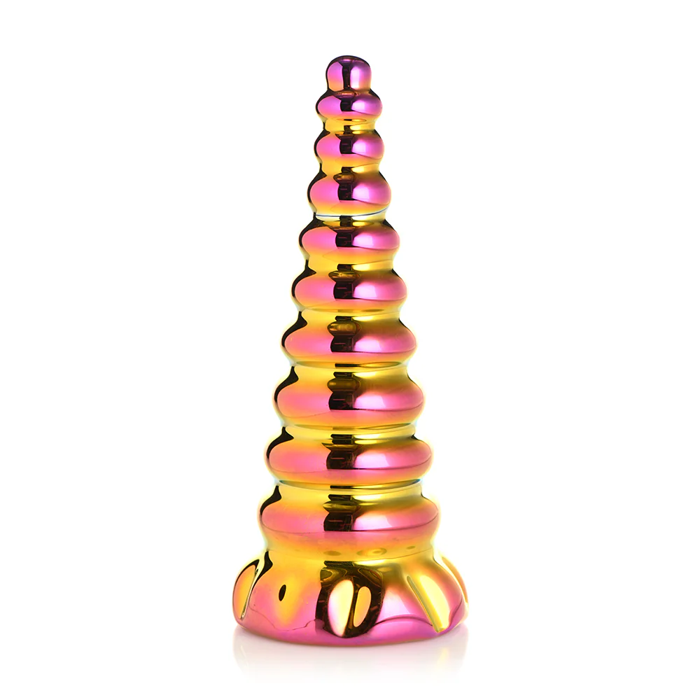 Twilight Rainbow Glass Dildo