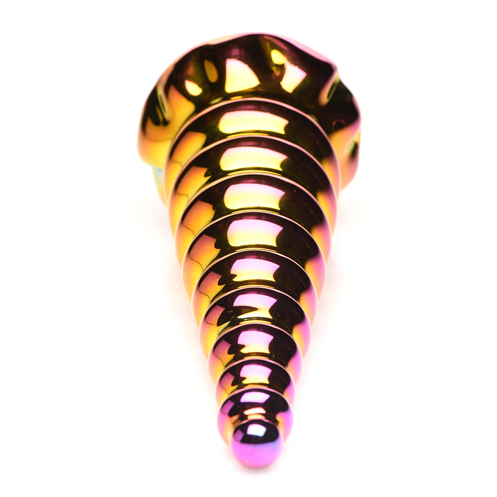 Twilight Rainbow Glass Dildo