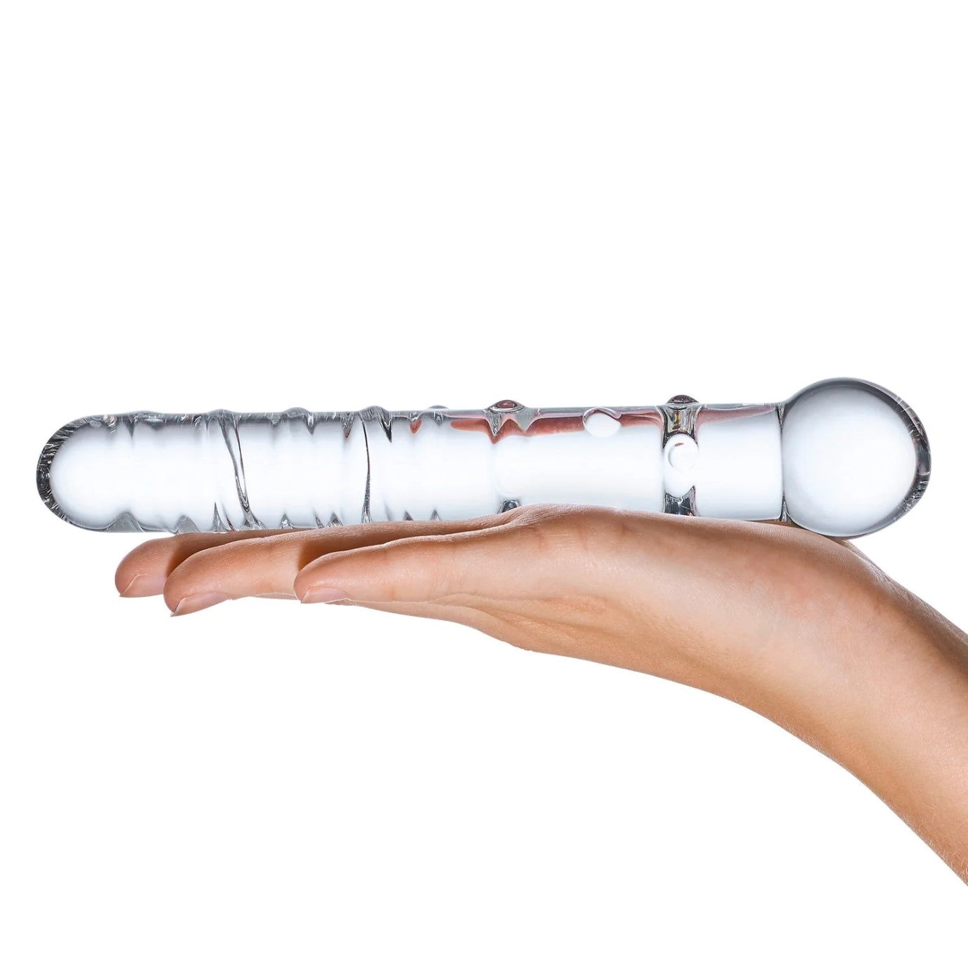 Gläs 7" Callisto Clear Glass Dildo