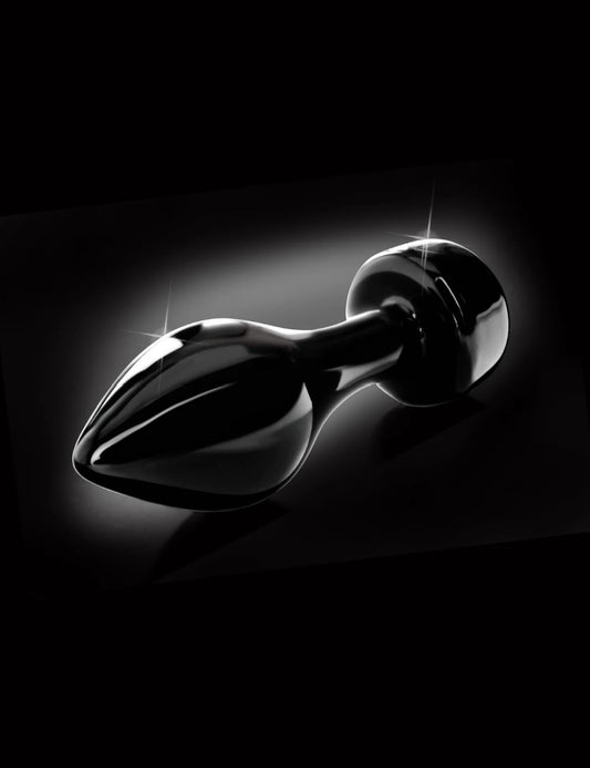 Icicles No. 44 3.25" Black Glass Anal Plug