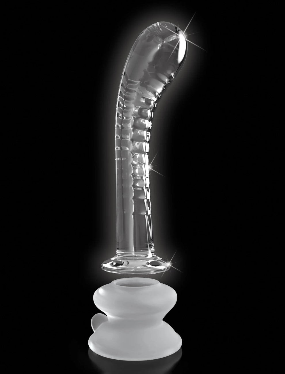 Icicles No. 88 7" Clear Glass G-Spot Massager