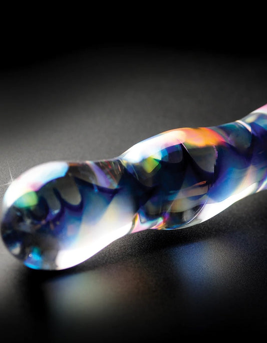 Icicles No. 8 7" Wavy Glass Dildo