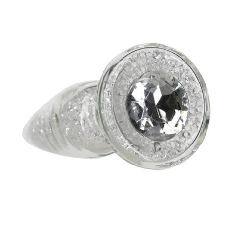 Pillow Talk Fancy Glass Anal Plug