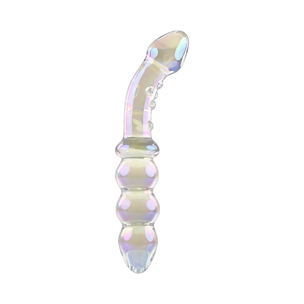 Playboy Jewels 6.75" Double Glass Dildo