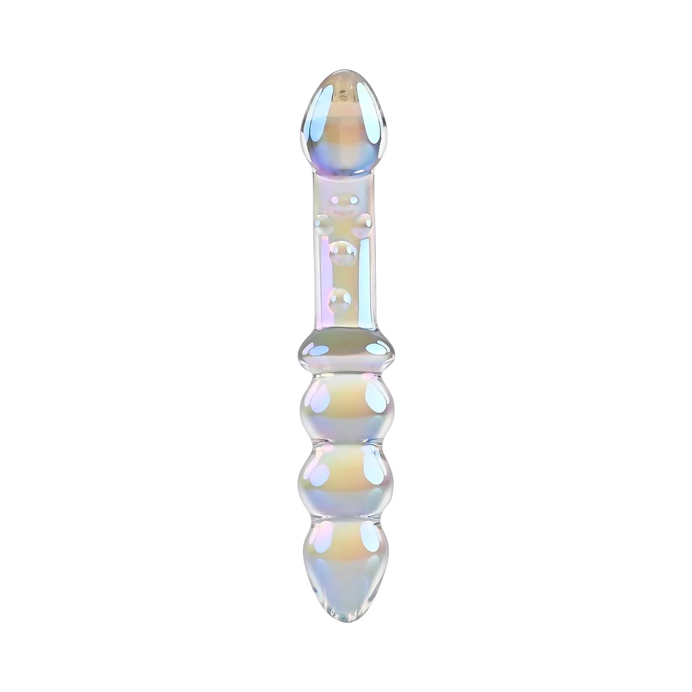 Playboy Jewels 6.75" Double Glass Dildo