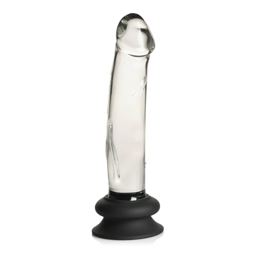 Pleasure Crystals 7.6" Realistic Glass Dildo