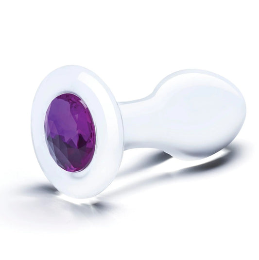 3.5" Gläs Bling Bling Glass Butt Plug