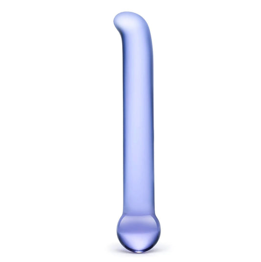 Gläs 6.75" Purple G-Spot Dildo