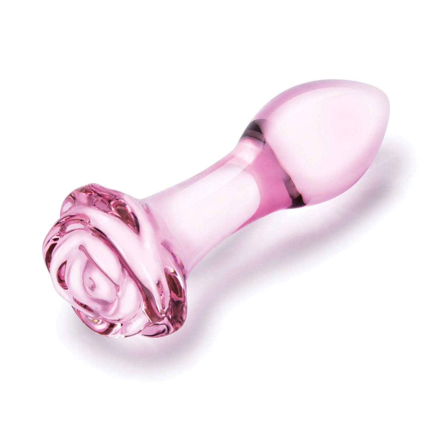 Gläs Rosebud 3-Piece Glass Anal Plug Set