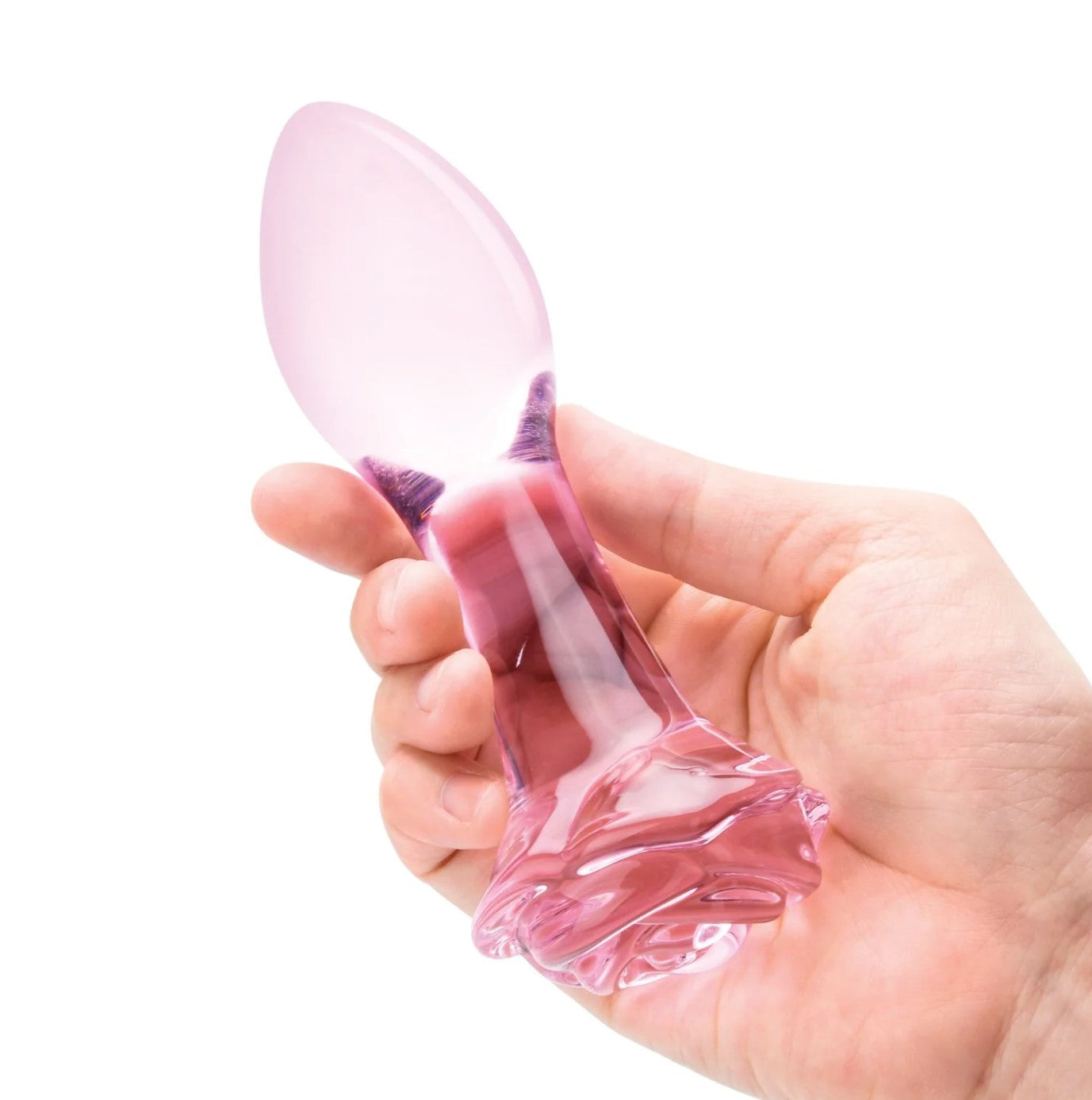 Gläs Rosebud 3-Piece Glass Anal Plug Set