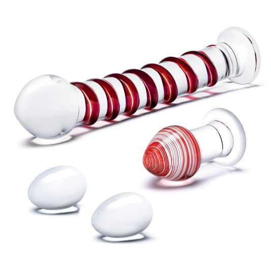 Gläs 4-Piece Mr. Swirly Glass Pleasure Set