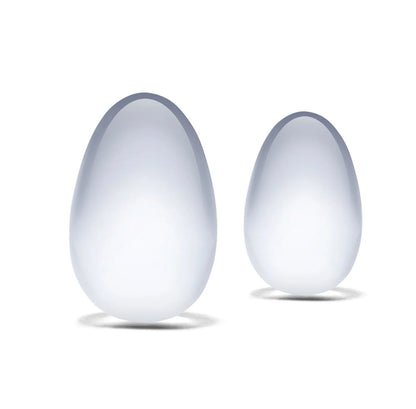 Gläs 2-Piece Glass Yoni Egg Set