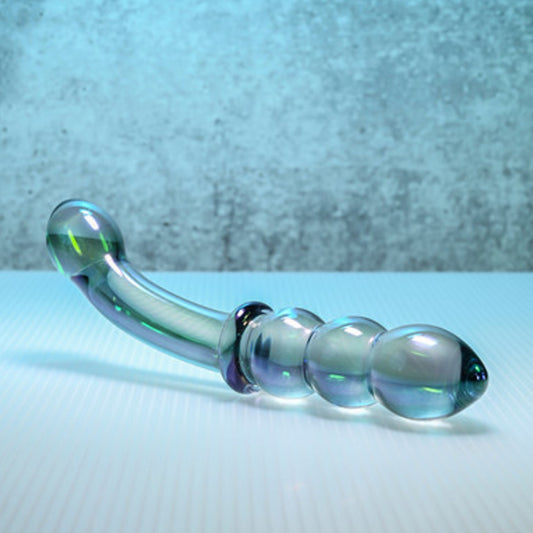 Gender X Lustrous Galaxy Wand 7.3" Dual-Ended Glass Dildo