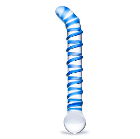 Gläs Mr. Swirly 6.5" G-Spot/P-Spot Glass Dildo