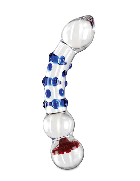 Icicles No. 18 7.5" Curved Glass Dildo