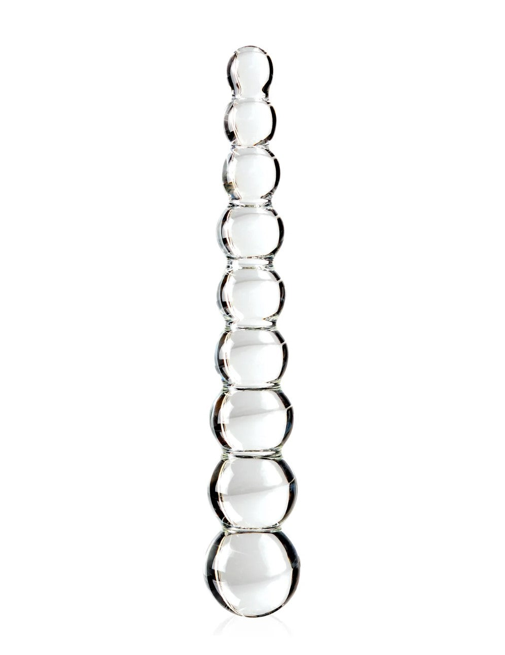 Icicles No. 2 8.5" Beaded Glass Dildo