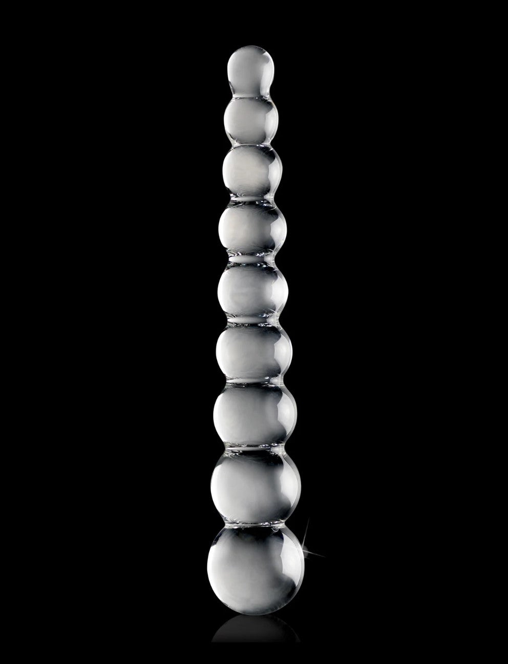 Icicles No. 2 8.5" Beaded Glass Dildo