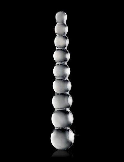 Icicles No. 2 8.5" Beaded Glass Dildo