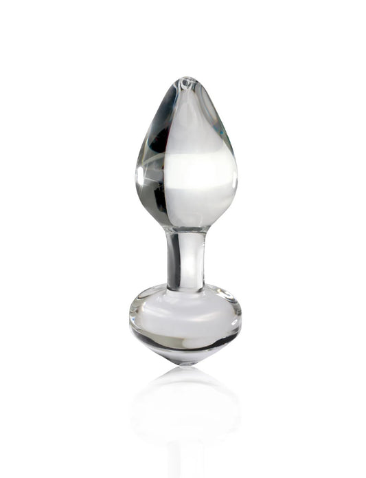 Icicles No. 44 3.25" Clear Glass Anal Plug
