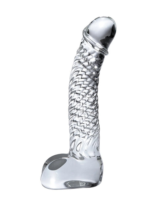 Icicles No. 61 6.5" Curved Glass Dildo