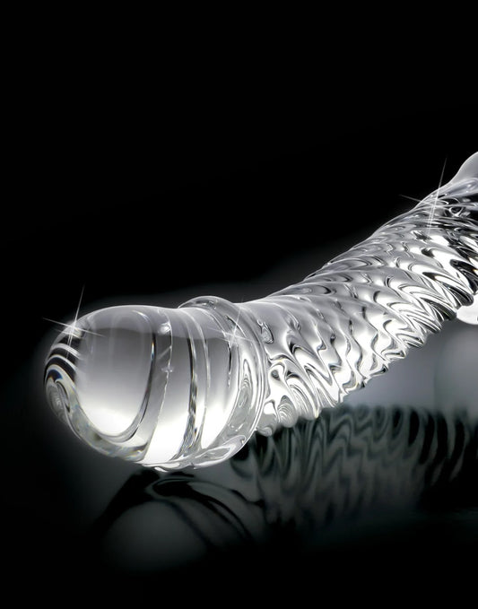 Icicles No. 61 6.5" Curved Glass Dildo