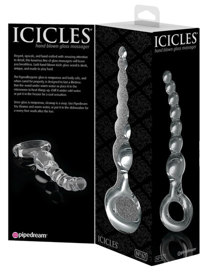Icicles No. 67 Beaded Glass Massager