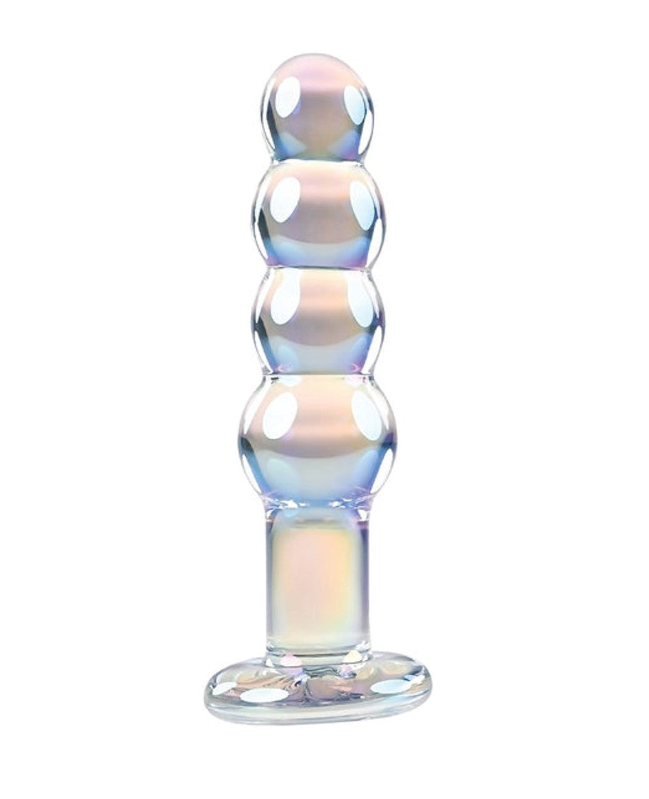 Playboy Jewels 4.75" Beaded Glass Dildo